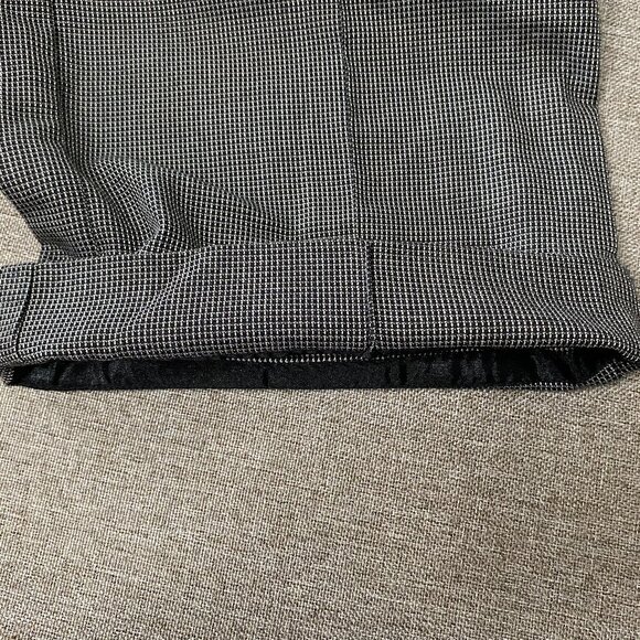 Worthington MODERN FIT Trouser Dress Pants Women's 14 Black White Geometric - Picture 8 of 14
